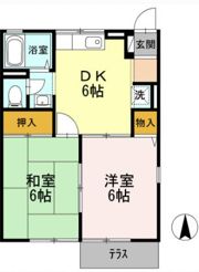 サニーハイツ中村の間取り画像