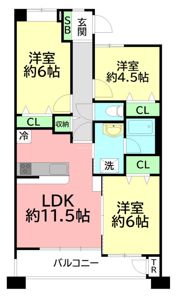 ブールヴァル舞岡の間取り画像