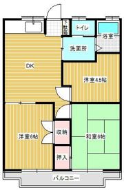 コーポコスモスの間取り画像