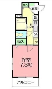 アクアコートの間取り画像