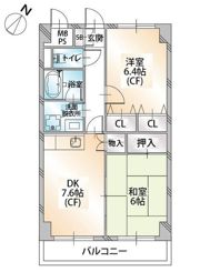 フラワリング・ワンの間取り画像