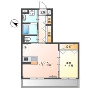 ATB松之内の間取り画像