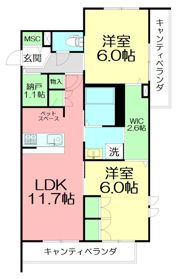 サンボナールの間取り画像