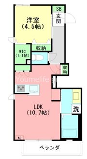 メルベーユ海老名の間取り画像