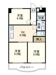 高正ハイツの間取り画像