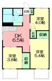 コーポ渡内の間取り画像
