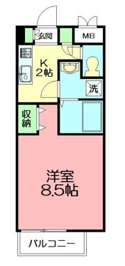 アゼリア鎌倉B棟の間取り画像