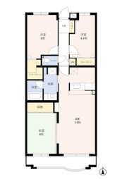 メゾンベール壱番館の間取り画像