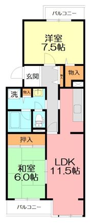 コーポレート本厚木の間取り画像