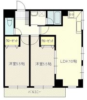 シャロームの間取り画像