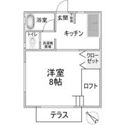 ドミールFUKAGAWA IIの間取り画像