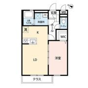 クレール虹の間取り画像