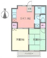 パレスコトブキの間取り画像