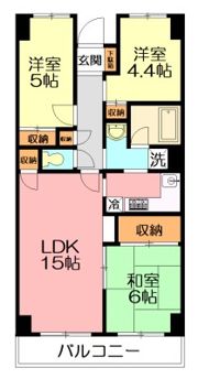 翠峯壱番館の間取り画像