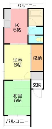 ネオプラザ平塚の間取り画像