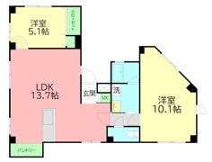 クローバーライフ藤沢の間取り画像