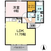 メゾンパークスの間取り画像