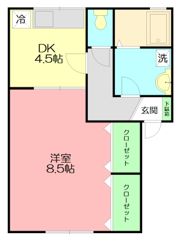 シャルム松風の間取り画像