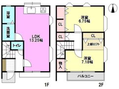 ディーズライフ八松の間取り画像