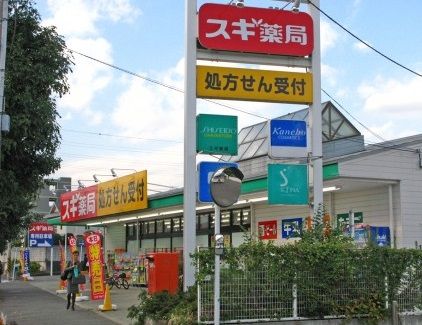近くのスギ薬局 厚木愛甲店まで500m（徒歩7分）