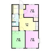 グリーンヒル和泉Aの間取り画像