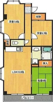 アリーナ湘南の間取り画像