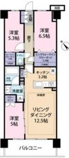 クレストシティ鎌倉大船サウスの間取り画像