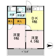 大沢ハイツの間取り画像