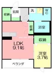 レラ パセオの間取り画像