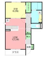 くるみCの間取り画像