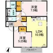 エタージュBの間取り画像