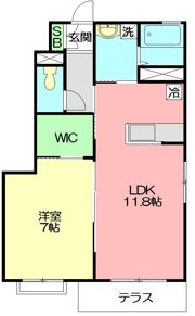 コージーコートAの間取り画像