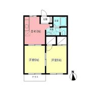 グリーンコーポ花の里IIの間取り画像