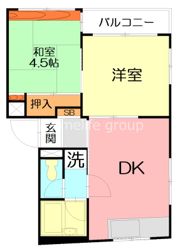 カナミヤコーポの間取り画像