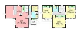 片瀬海岸3丁目戸建の間取り画像