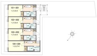中新田新築B号棟の間取り画像
