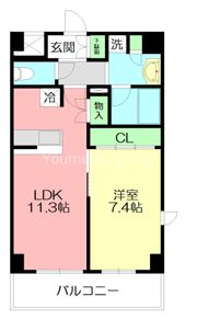 メルヴェーユの間取り画像