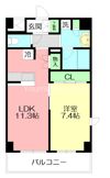 メルヴェーユの間取り画像