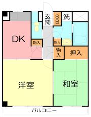 グランドステータス湘南ドリームパレス浜竹の間取り画像