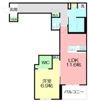 クイーンズ6の間取り画像