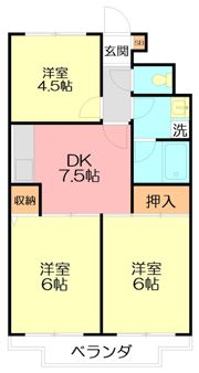 レジデンス中野の間取り画像