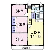 アーバンリウ゛の間取り画像