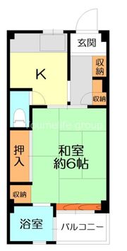 ビレッジハウス鎌倉4号棟の間取り画像
