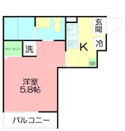 ダイヤモンドテラス藤沢本町Aの間取り画像