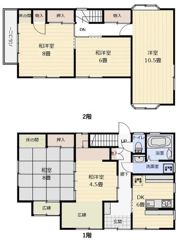 貸家 新橋町643の間取り画像