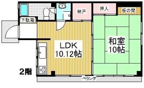 湯河原ビル2号棟の間取り画像