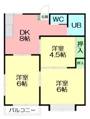 エスポワールの間取り画像