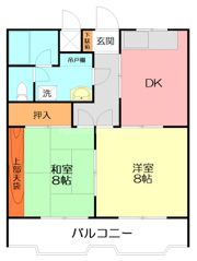 グレイシャスマンションの間取り画像