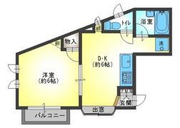 コクシネール石上の間取り画像