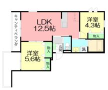 アステール藤沢の間取り画像